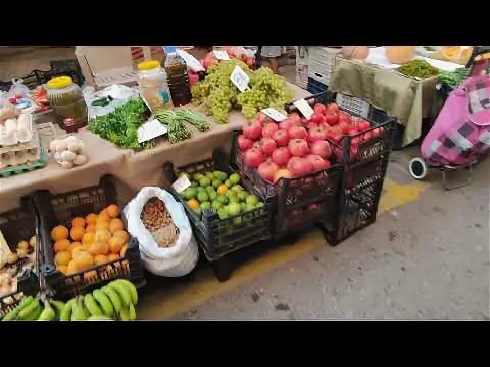 Продуктовый рынок виноградная ул 1 алушта фото Субботний рынок в Махмутларе Цены на 14 августа Аланья - YouTube