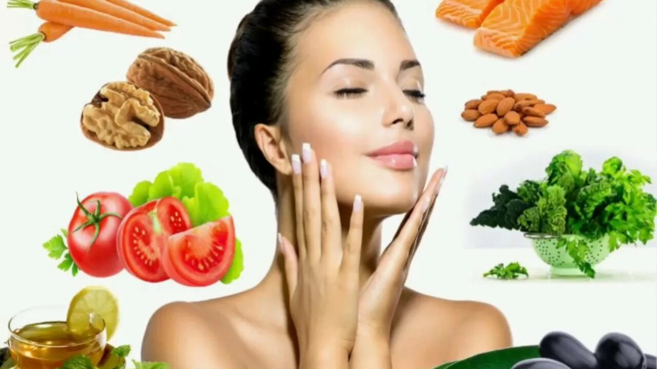 Продукты для хорошего макияжа Foods to eat for glowing & beautiful skin - How to get glowing & clear skin - Yo