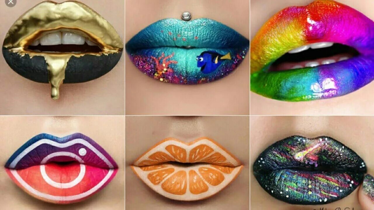 Продукты для макияжа губ ⭐ Trending Lip make-up art!⭐# TrendingMakeup - YouTube