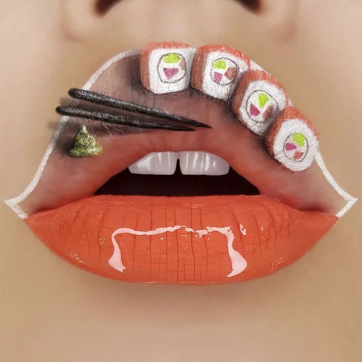 Продукты для макияжа губ david is going to die Lip art makeup, Lip art, Lipstick art