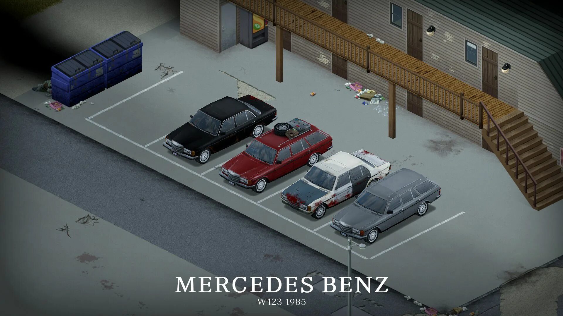 Проджект зомбоид мод на тюнинг машин Mercedes Benz W123 - Mods - The Indie Stone Forums