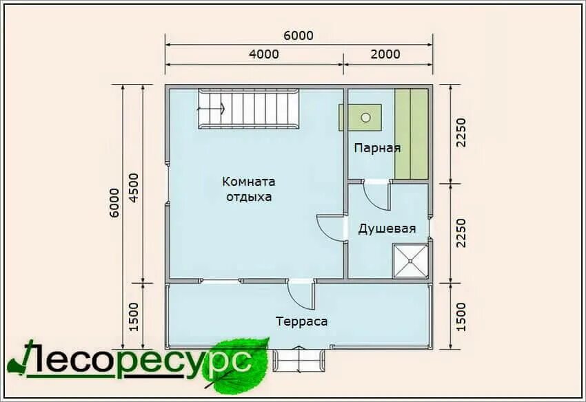 Проект бань из пеноблоков 6х4 фото Проект бани 8х4 из пеноблоков