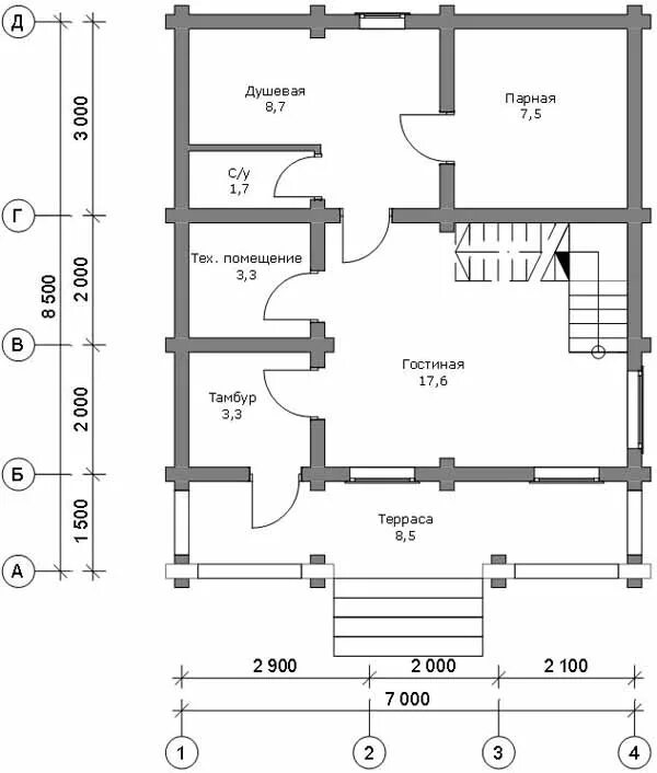 Проект бани бесплатно чертежи d864 Каркасная баня своими руками - проекты, строительство под ключ, фото