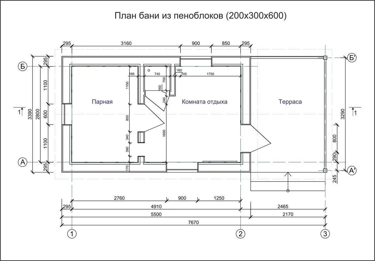 Проект бани бесплатно чертежи d864 Эскизы бань из блоков