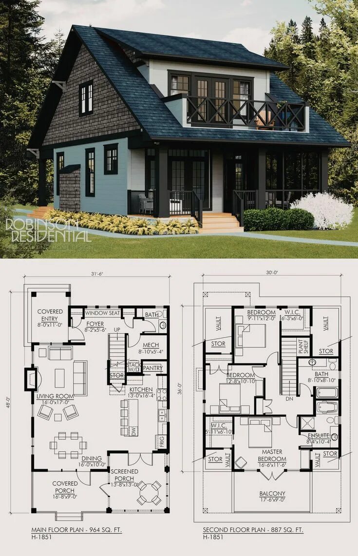 Проект частного дома фото и планировка планировка дома Small cottage homes, House construction plan, Sims house plans