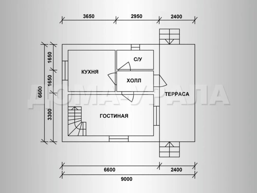 Проект дачного дома с пеноблоков чертежами Проекты домов 6х8 из пеноблоков: с мансардой и гаражом, планировка дачных домов,