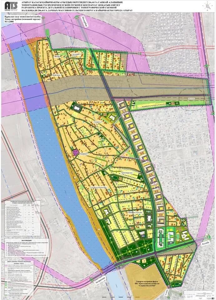 Проект детальной планировки территории Акимат утвердил проект детальной планировки 32 дачных массивов (+СХЕМА) - Atyrau