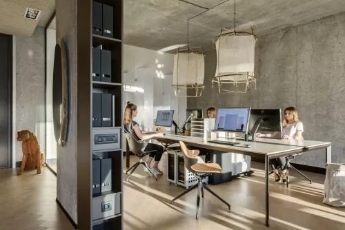 Проект дизайн бюро Непрерывное целое: офис студии дизайна Materia 174 Office interior design, Desig