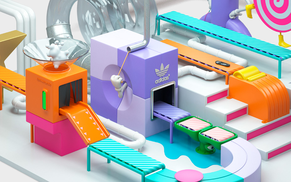 Проект дизайн игрушки Adidas Kids 360 Packaging design inspiration, Isometric design, Kids