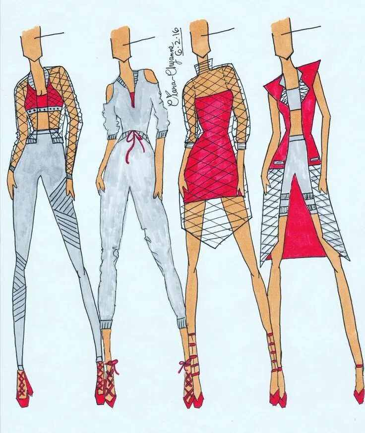 Проект дизайн одежды 7 класс Athleisure sketch Fashion design sketches, Illustration fashion design, Fashion 