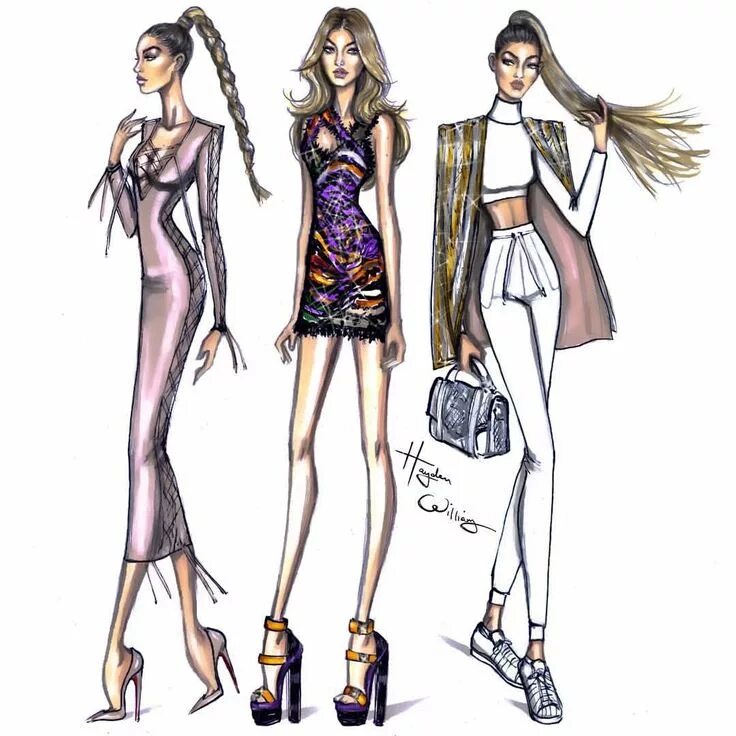 Проект дизайн одежды 7 класс Pin by Sue L on Hayden Williams Sportswear fashion illustration, Fashion illustr