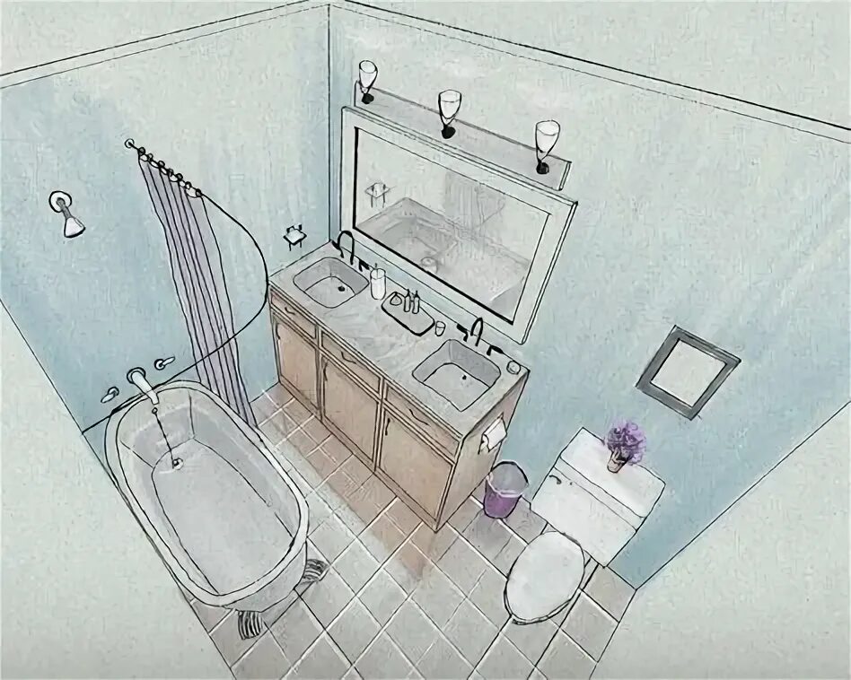 Проект дизайна ванной сделать самому Transform Your Bathroom with Realistic 3D Renderings