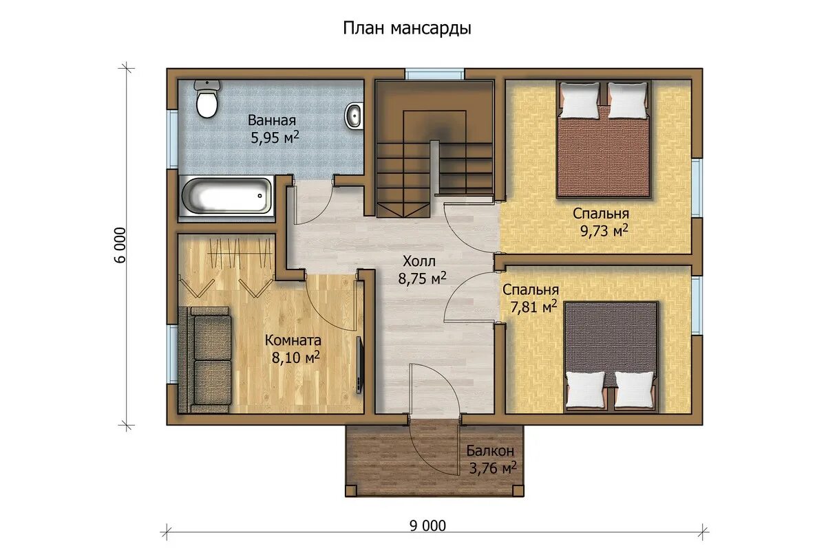 Проект дома 6 9 фото № 8