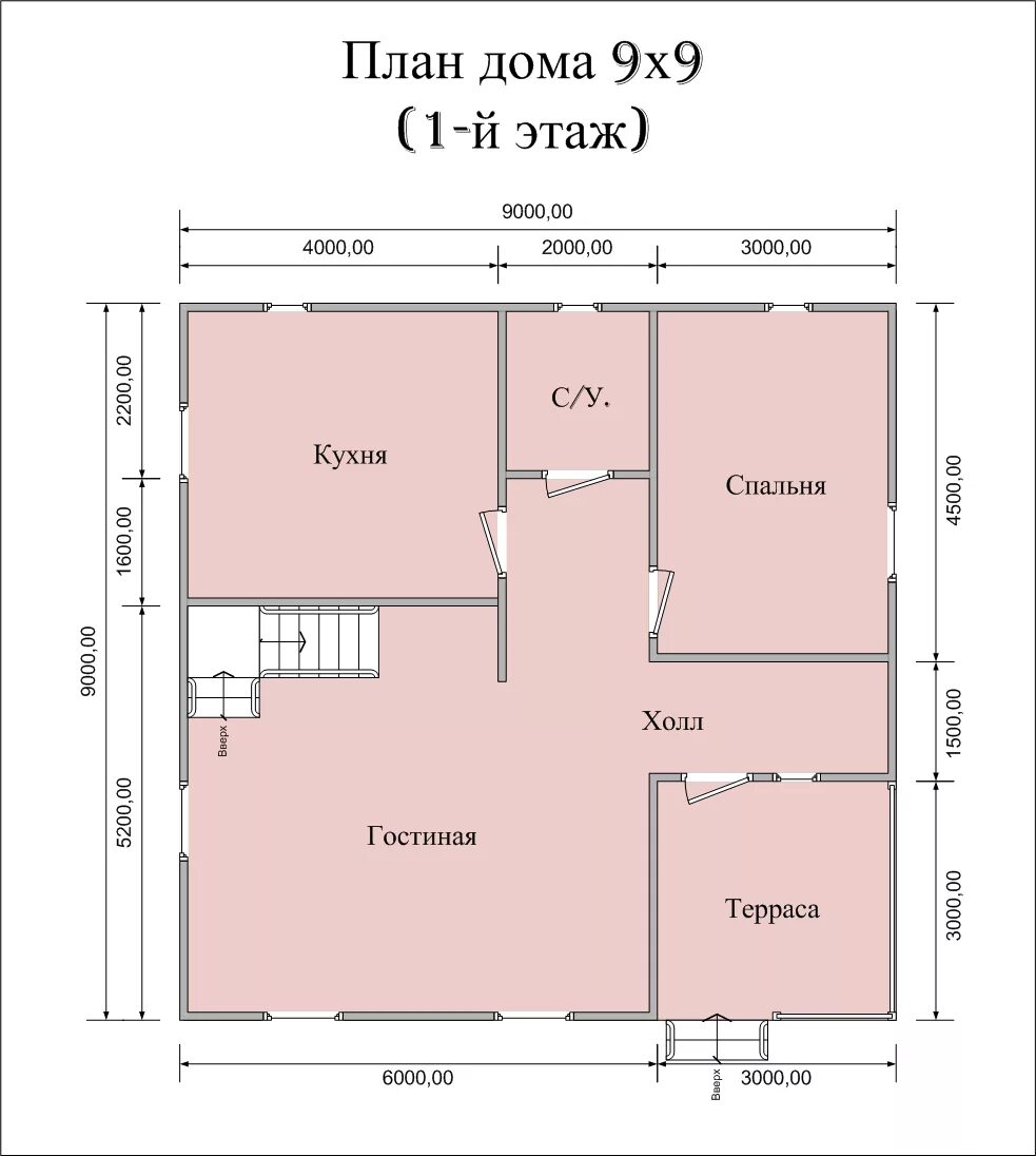 Проект дома 9 10 фото Строительство дома Под ключ в Куровском и Регионе, за 20-45 дней. Дом из бруса К