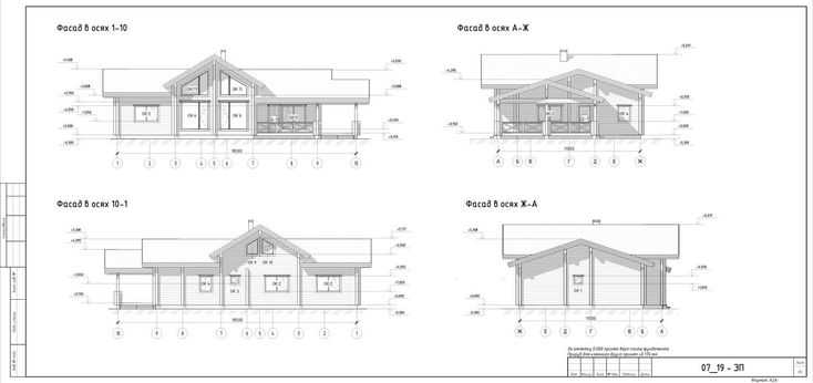 Проект дома амфрей с чертежами Проект дома из клееного бруса. Project of a House from Glued Beams Floor plans, 