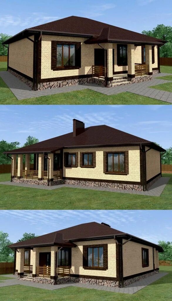 Проект дома бюджетный вариант фасады Pinturas de casas, Fachadas de casas campestres, Planos de casas economic