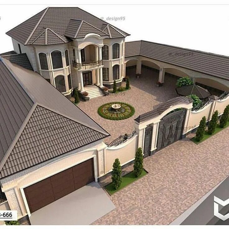 Проект дома чеченский вариант СТРОИТЕЛЬНАЯ КОМПАНИЯ on Instagram Beautiful house plans, Bungalow style house, 