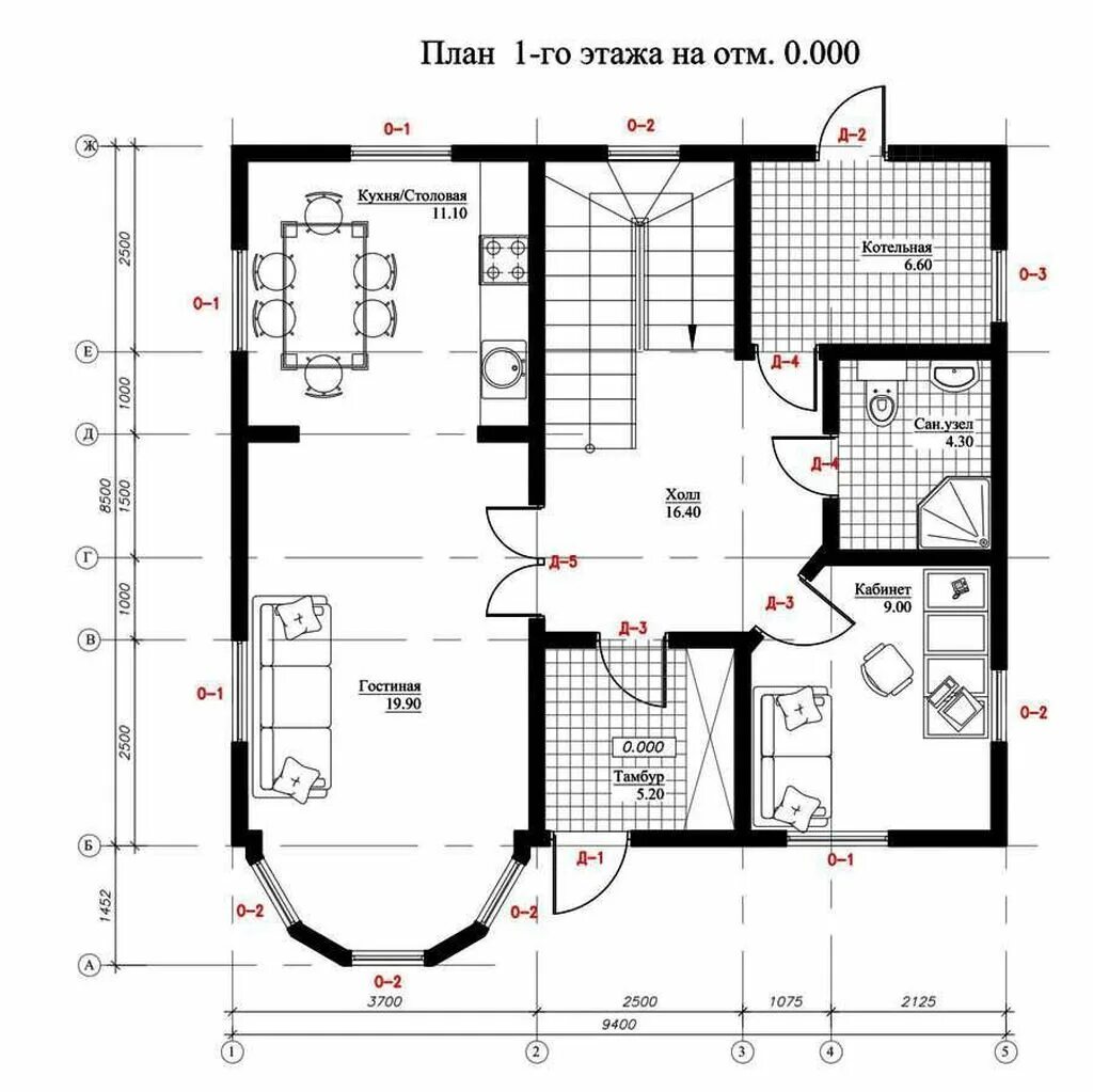 Проект дома чертеж с размерами Архитектор проектировщик. Услуги: - Быстрые планировочные: Договорная ᐈ Дизайн, 