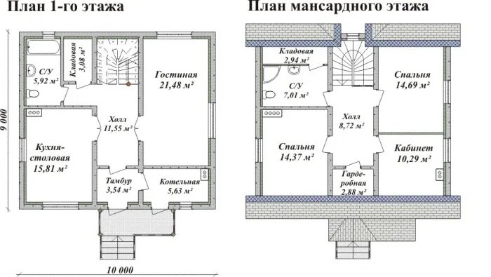 Проект домов из пеноблоков бесплатно с чертежами Проекты домов из пеноблоков с мансардой