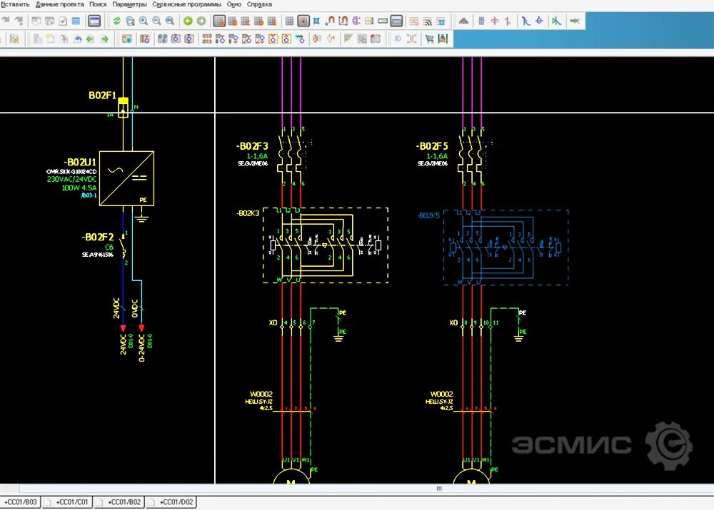 Проект электрической схемы подключения уличного видеоэкрана News Wiring Diagrams 2 1000x715 esmis