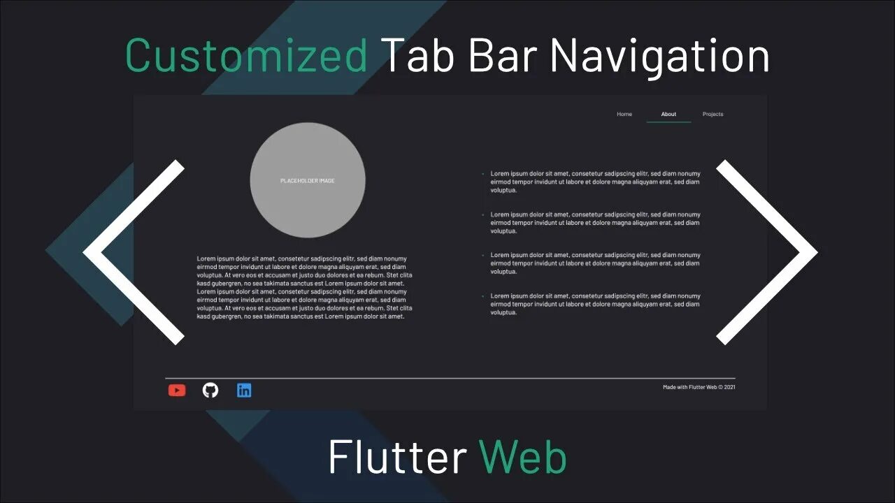 Проект фото поиск Customized Tab Bar Navigation for TabBarView - #6 Flutter Web Tutorial Series - 