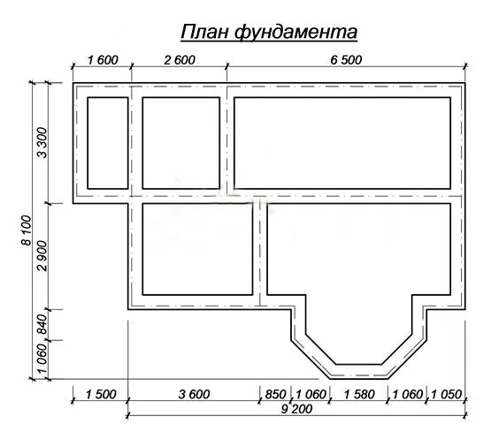 Проект фундамента дома фото Проекты одноэтажного дома фундамента: найдено 90 изображений