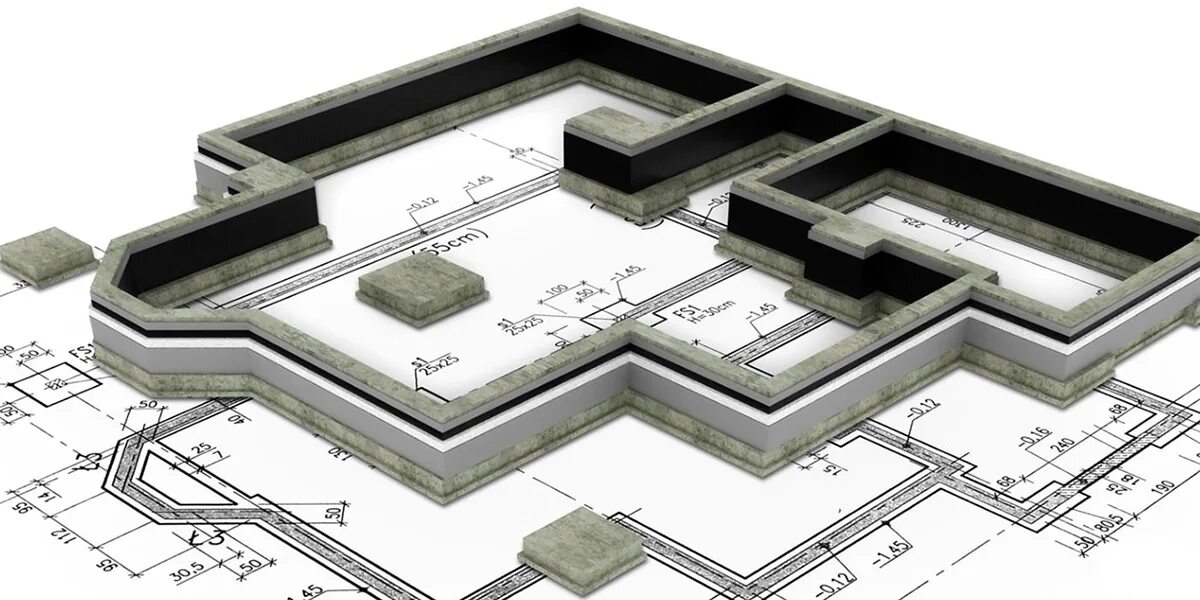Проект фундамента дома фото Проектирование фундаментов любого типа Новосибирск