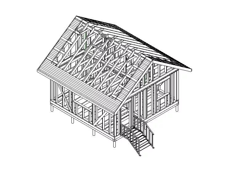 Проект каркасного дома 4х4 бесплатно с чертежами Особенности гибкой черепицы - КАРКАС ИНФО