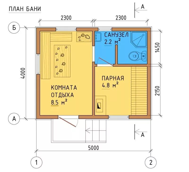 Проект каркасной бани 3х4 фото Одноэтажная каркасная баня под ключ в Самаре и области.