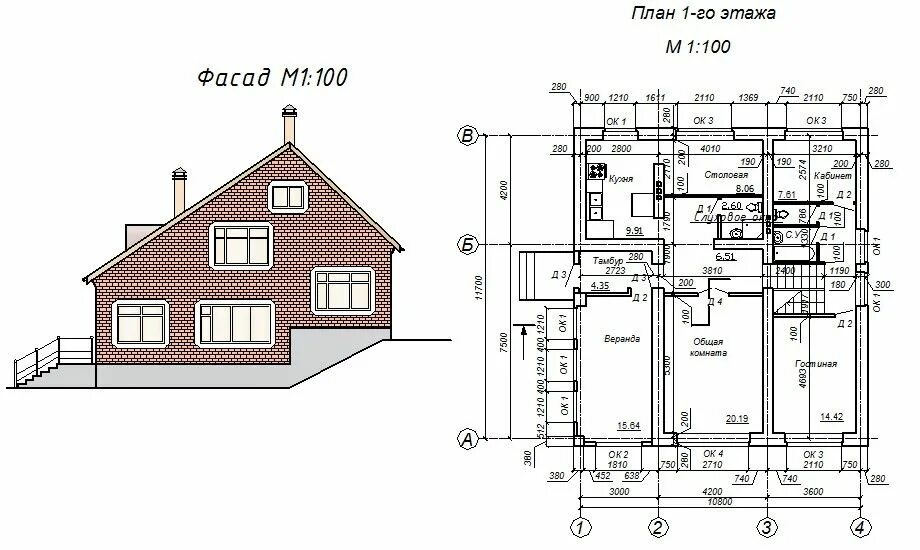 Проект кирпичного дома чертежи Pin on Autocad Autocad, Diagram, Floor plans