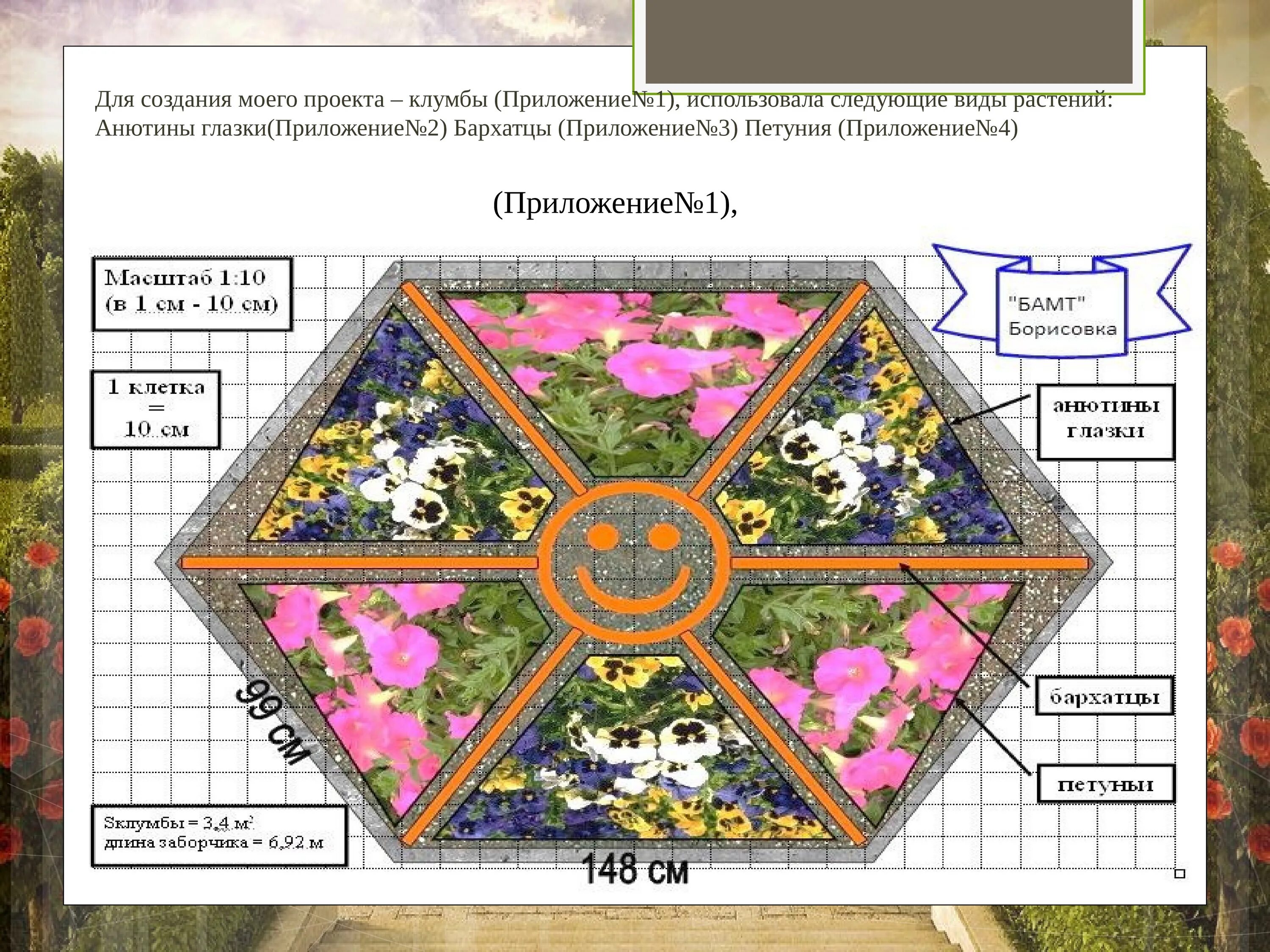 Проект клумбы фото Проект цветников для пришкольного участка