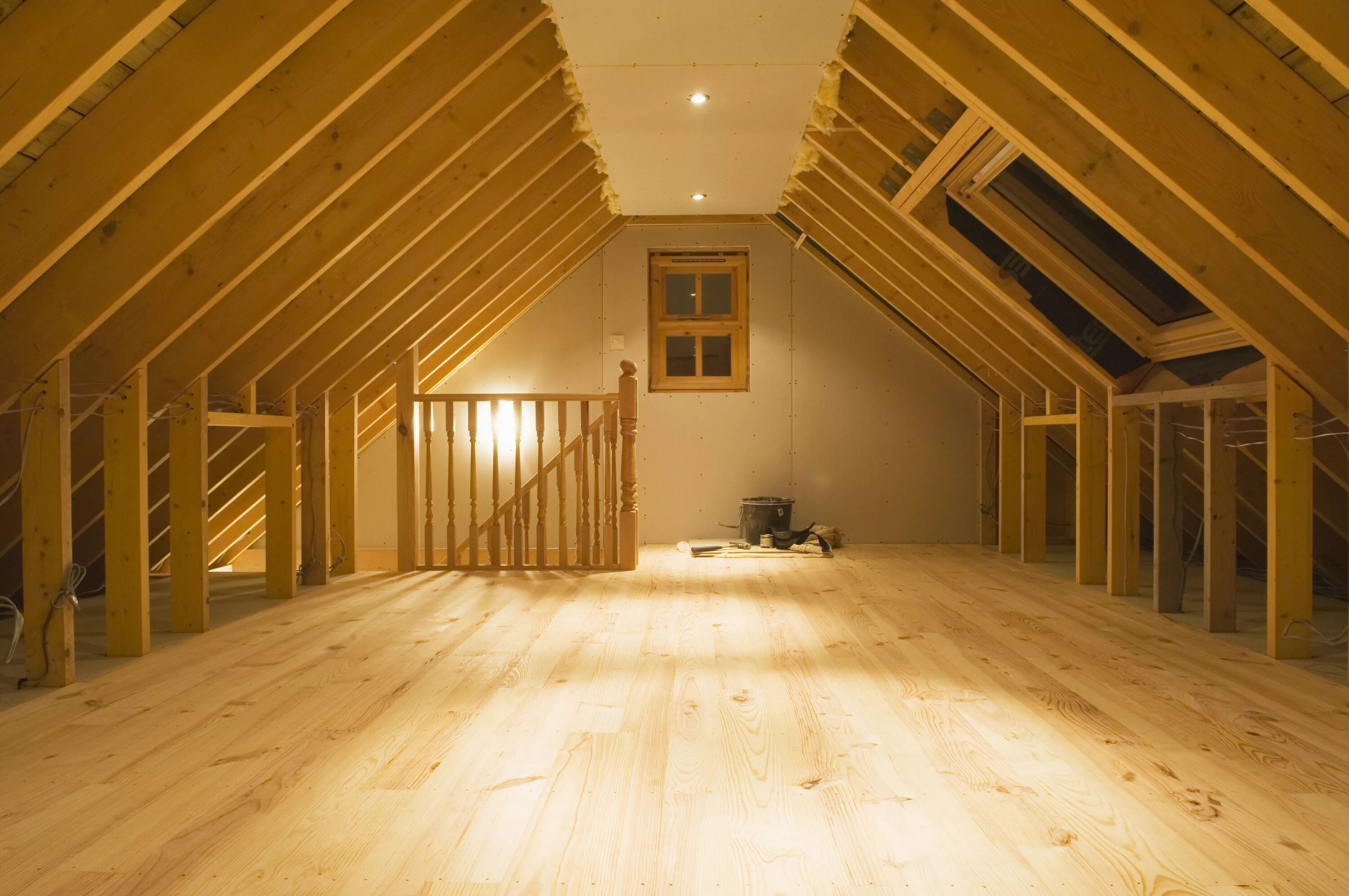 Проект крыши мансарды фото What Size Plywood for an Attic Floor? Attic flooring, Attic remodel, Attic stair