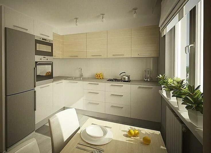 Проект кухни фото 10 кв Corner kitchen is a great option for any room Check more at https://hdinterior.i