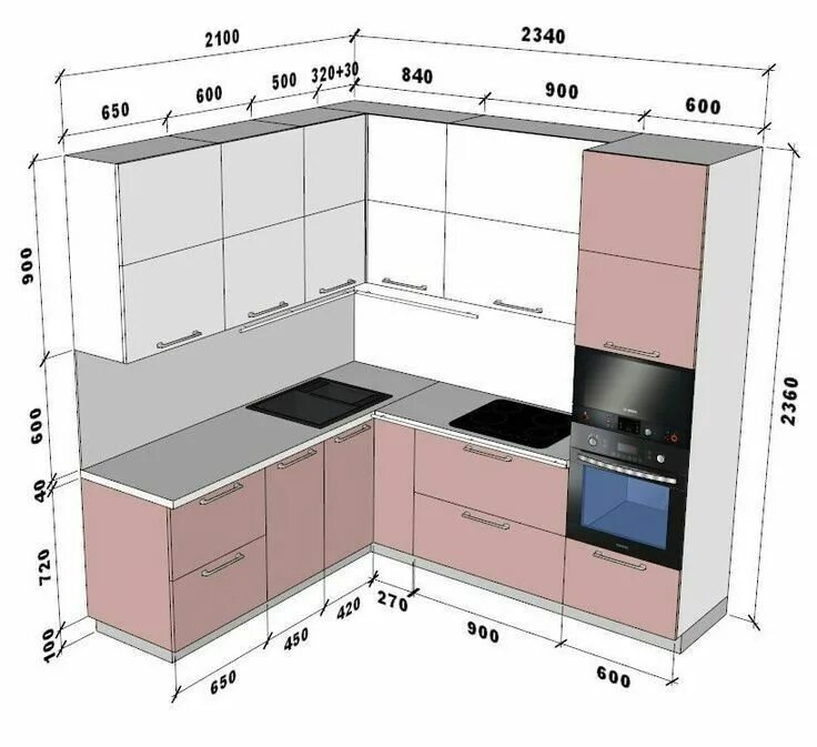 Проект кухни с размерами угловой фото معماري محمد سامي on Twitter Kitchen layout plans, Kitchen design decor, Kitchen 