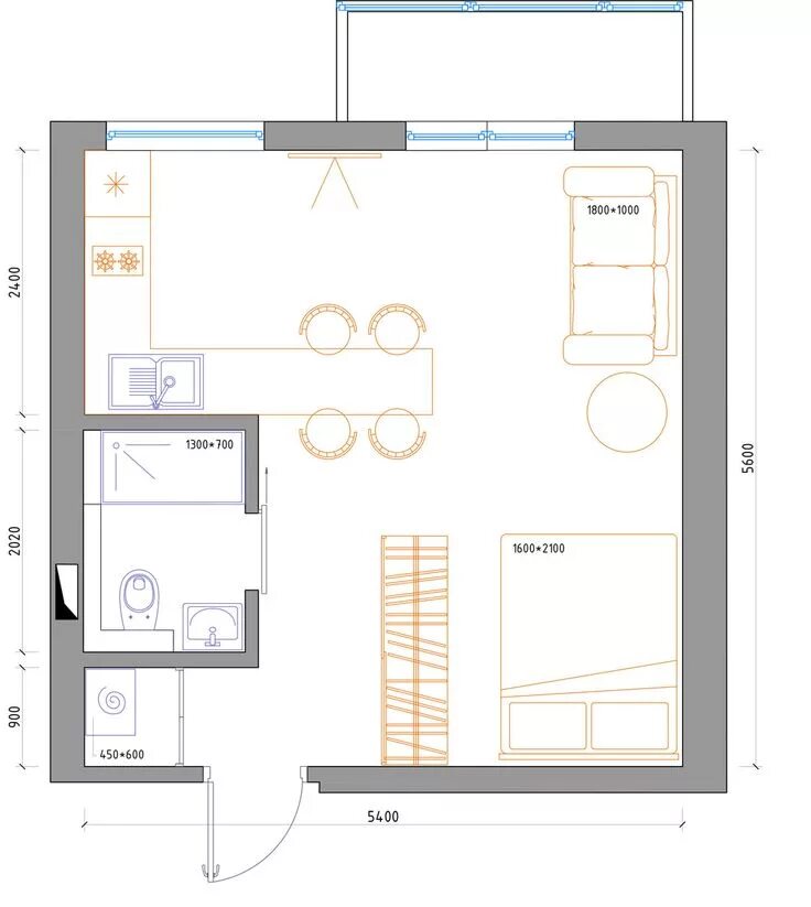 Проект квартиры 30 кв м фото Маленькая, уютная квартира - SMART&MINI. Квартира до 30 кв. метров PINWIN - конк