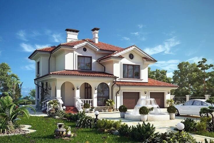 Проект мечты фото 63) Одноклассники Spanish style homes, Mediterranean home, House styles