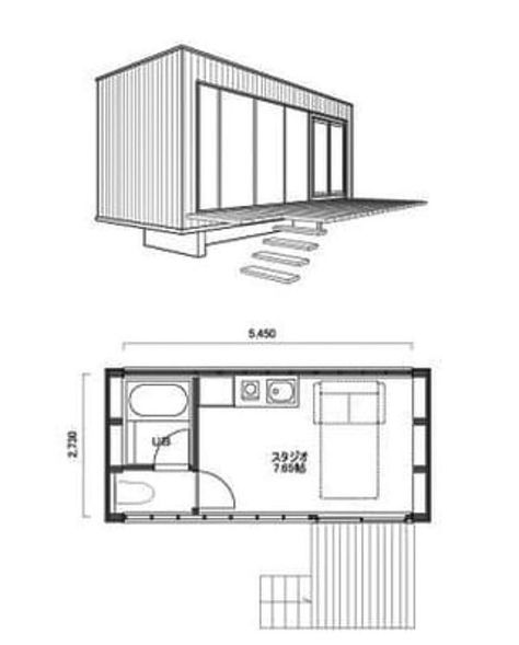 Проект модульного дома 6 на 5 чертеж Top 10 8x40 shipping container floor plan ideas and inspiration