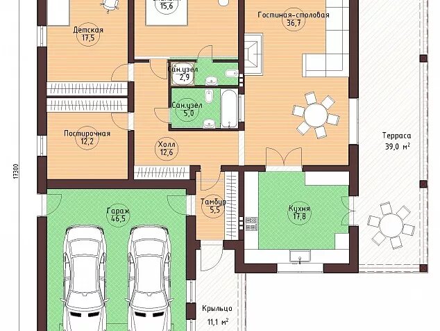 Проект планировки дома 120 кв Проект из газобетона, одноэтажного дома со вторым светом, крыльцом, мансардой, п