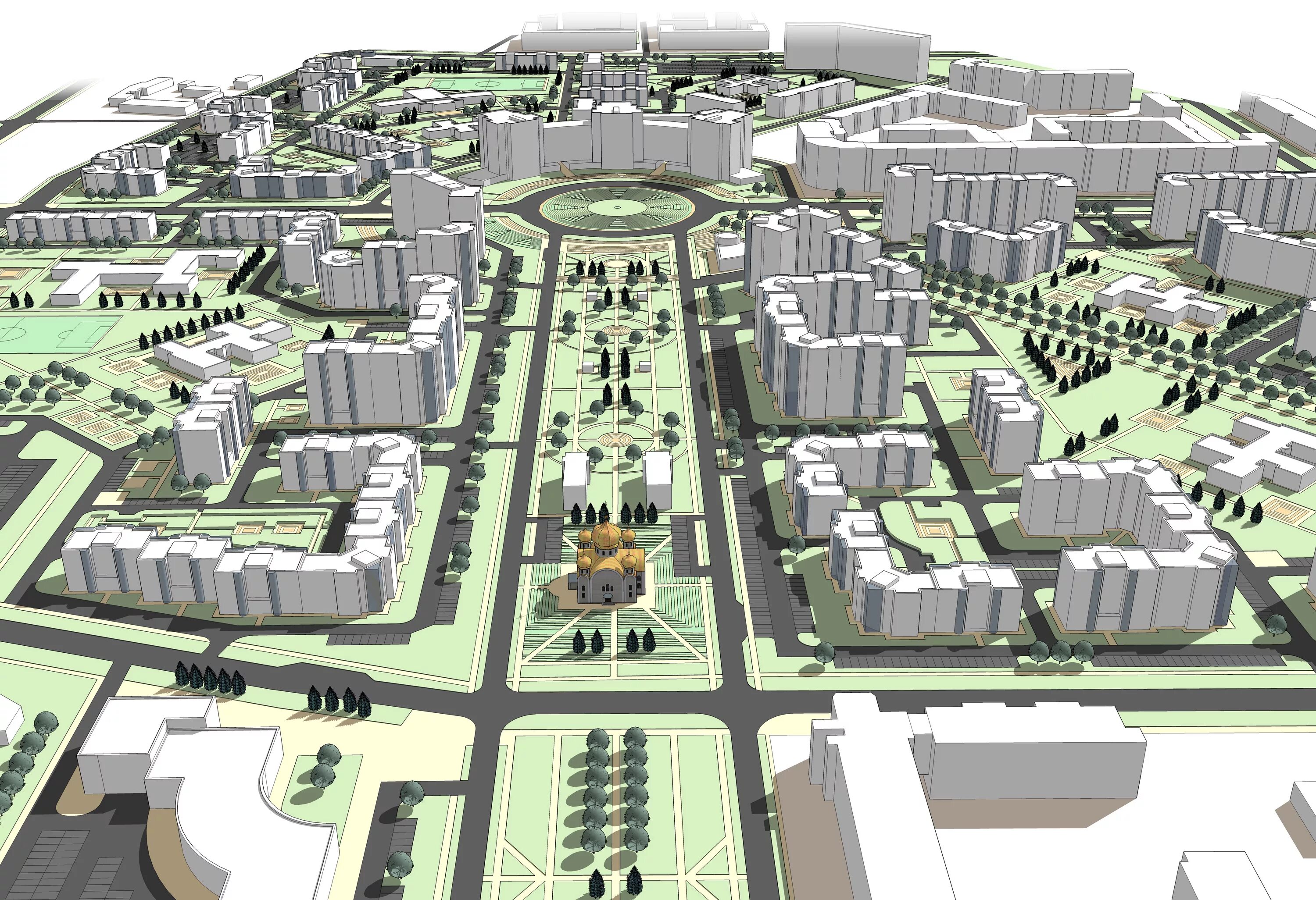 Проект планировки городской территории План развития нового города