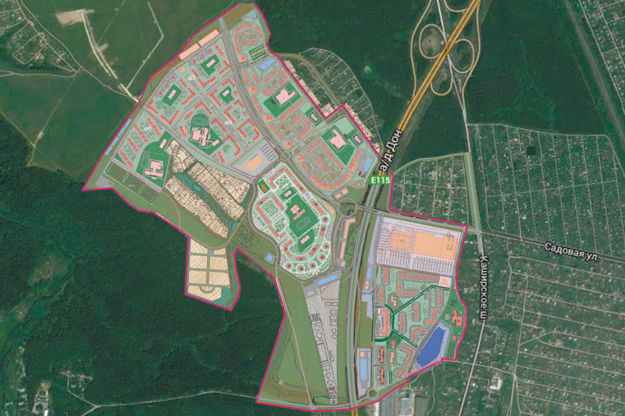 Проект планировки территории домодедово Проект застройки микрорайона "Большое Домодедово" Домодедовод