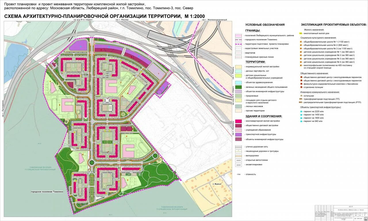 Проект планировки территории городского поселения Объекты mnpp-sven