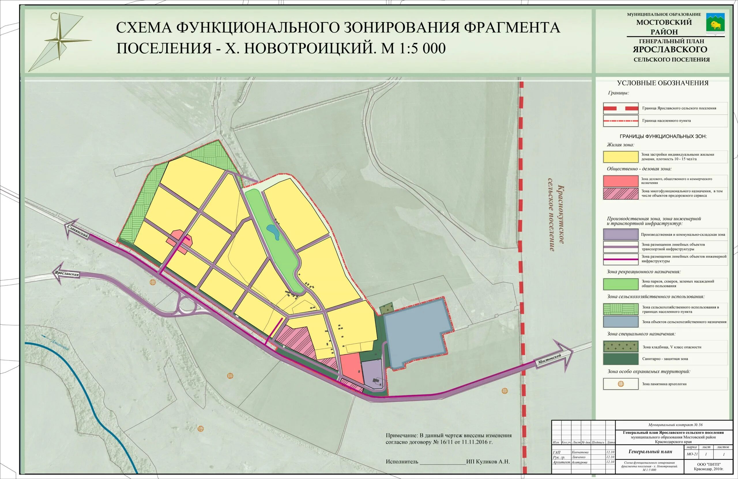 Проект планировки территории городского поселения Зонирование населенного пункта по территории - Гранд Проект Декор.ру