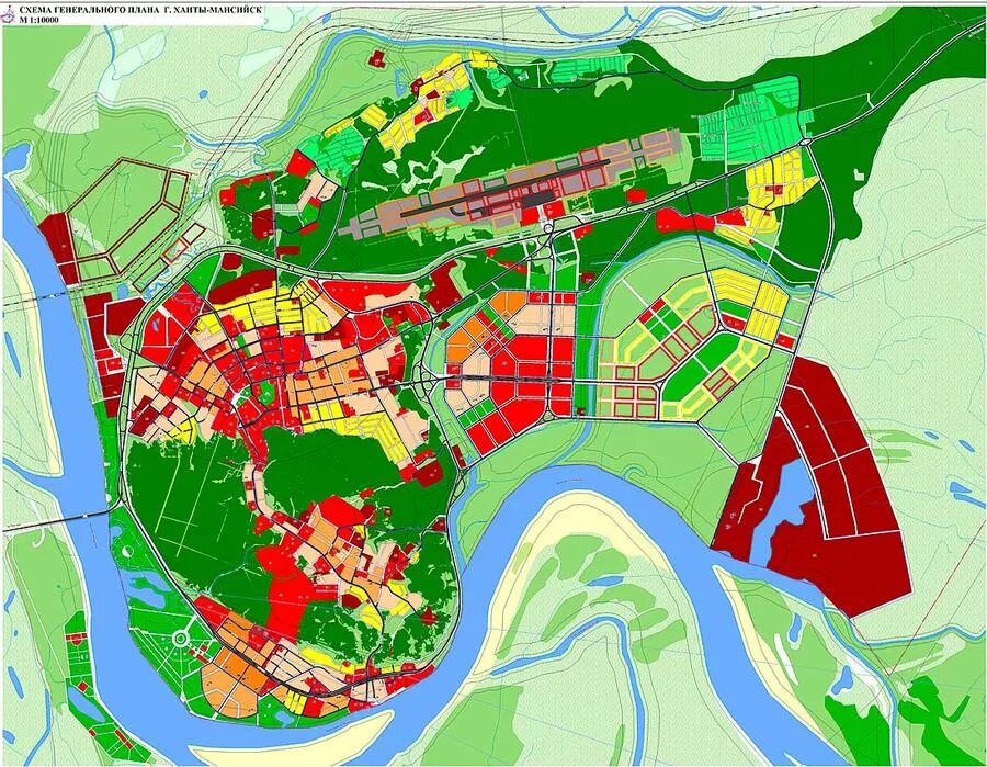 Проект планировки территории ханты мансийск Утвержденный генеральный план Ханты-Мансийска: khanty_mansiysk - ЖЖ