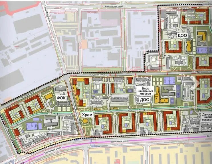 Проект планировки территории коптево Дома на амурской улице по реновации Praim-Remont.ru