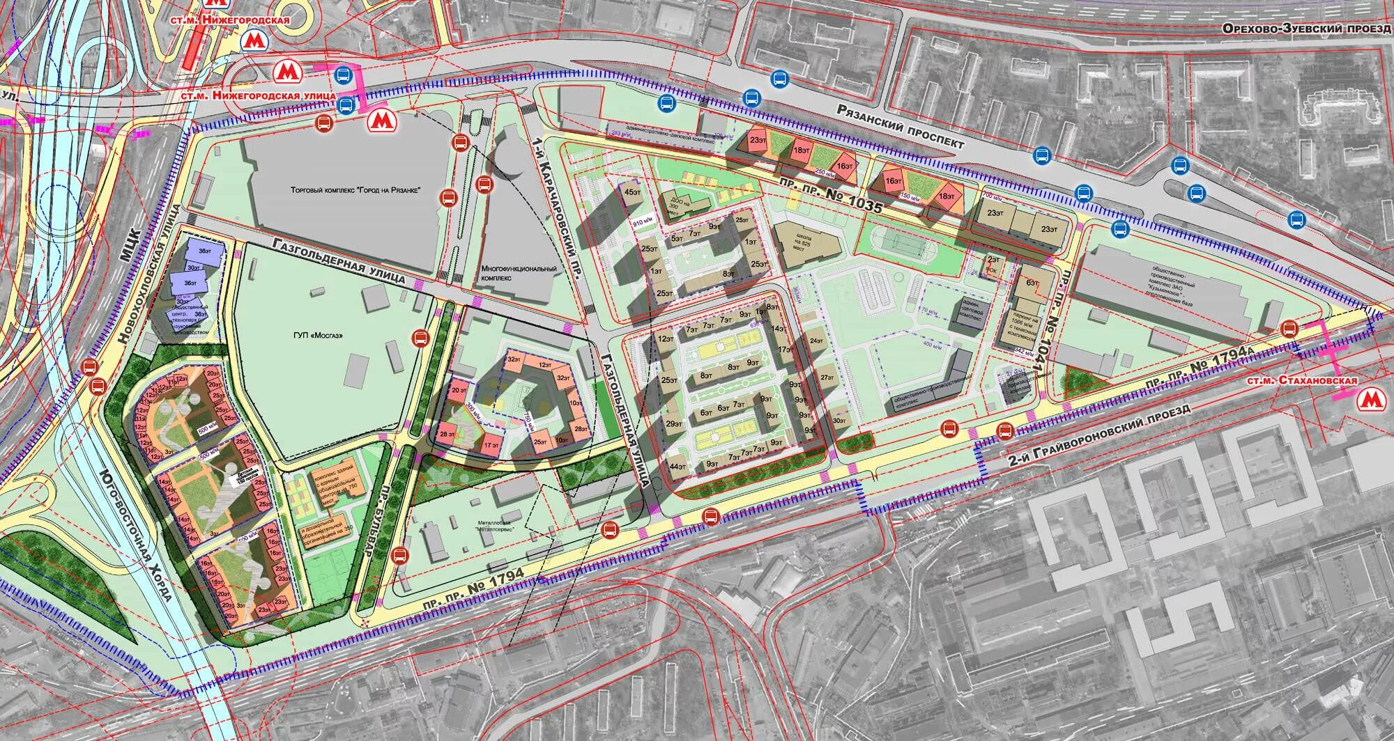 Проект планировки территории москва ЖК Sreda, Рязанский проспект, вл. 2, ПСН - Страница 19