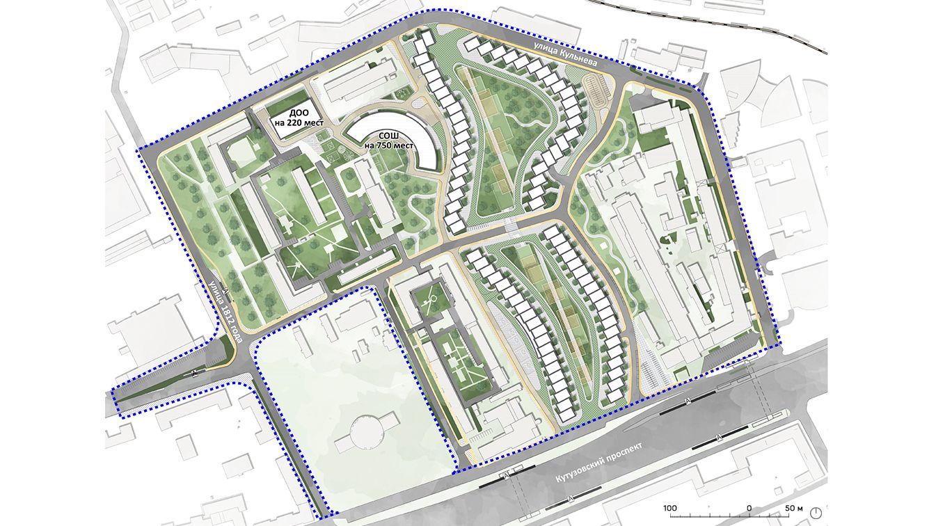 Проект планировки территории москва Проект планировки Кутузовский пр-т, г. Москва - 29,11 га Га, ППТ и ПМТ ППМ