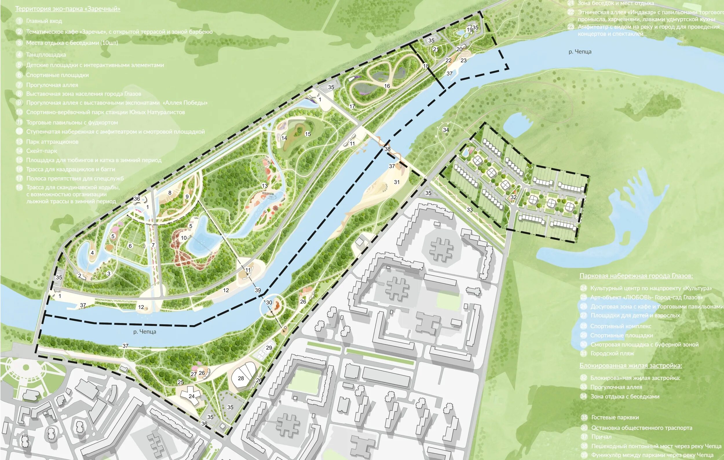 Проект планировки территории набережная Город Глазов