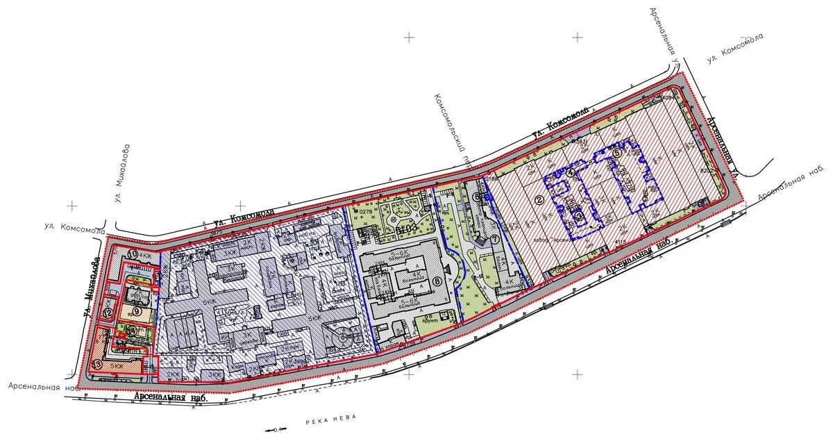 Проект планировки территории санкт петербурга BIM-модель: Проект планировки и проект межевания территории, в Калининском район