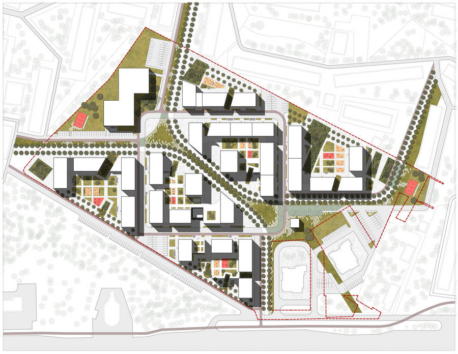 Проект планировки территории жилого квартала Конкурсные проекты ЖК "Покровский" в Ижевске. 1-е место портал о дизайне и архит