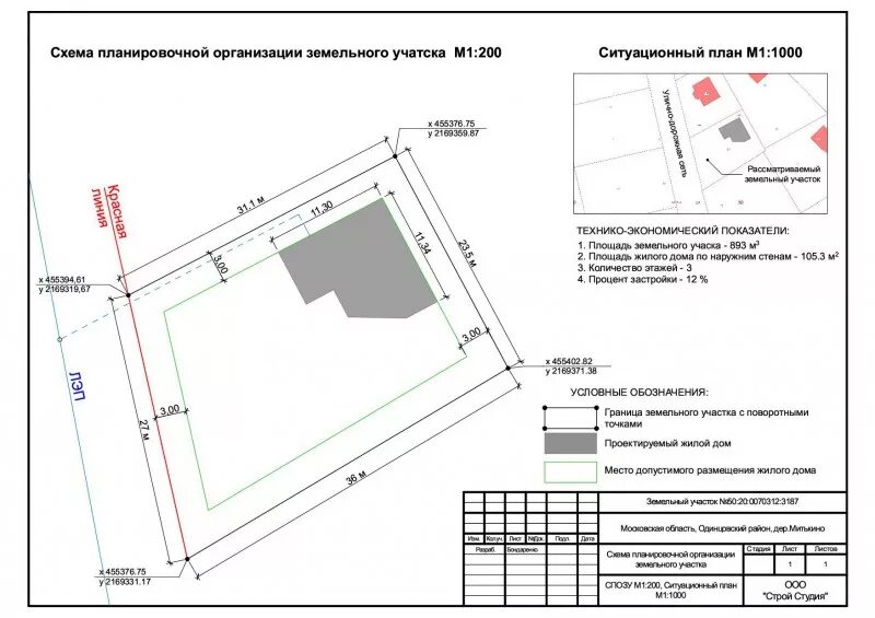 Проект планировки земельного участка под ижс Схема планировочной организации земельного участка (СПОЗУ) - Фрилансер Роман Бон